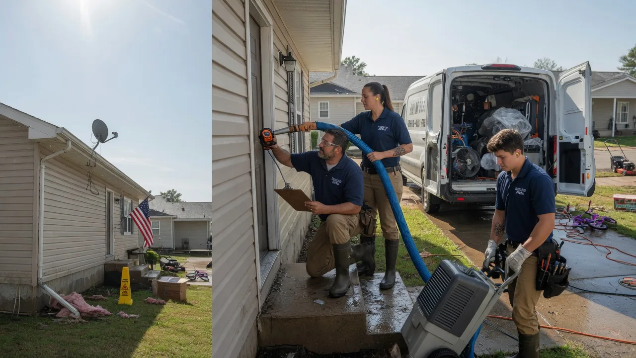 Ceiling Water Damage Restoration in Healdton, OK near me